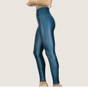 DYI High Shine Tight Teal Size XS